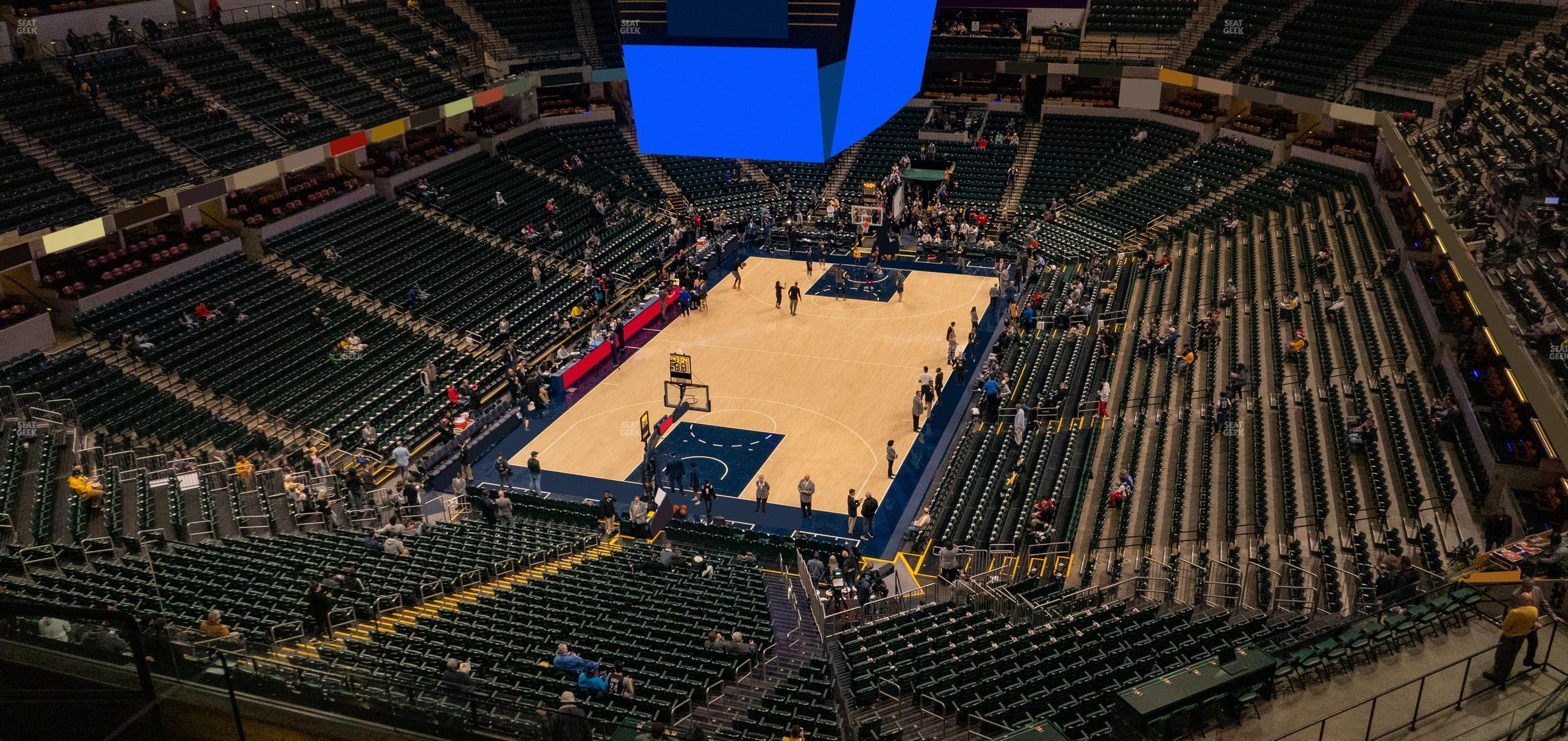 Seating view for Gainbridge Fieldhouse Section 231