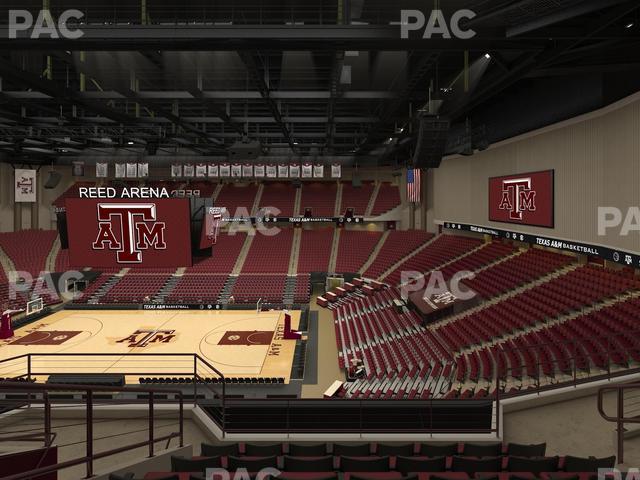 Seating view for Reed Arena Section 203