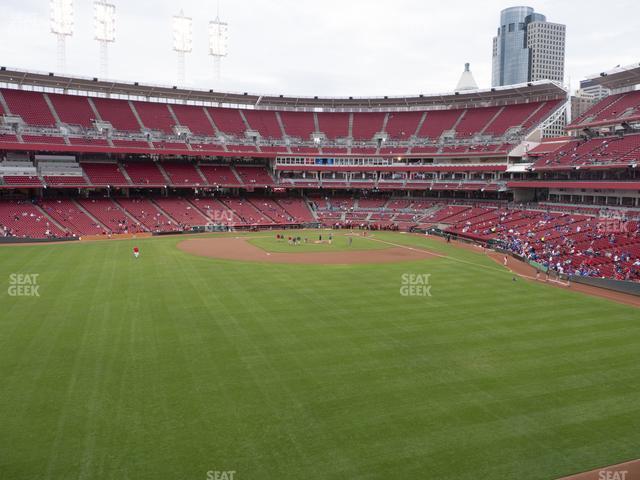 Seating view for Great American Ball Park Section 402