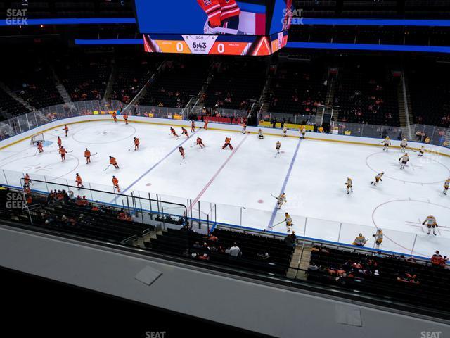 Seating view for Rogers Place Section Loge 23