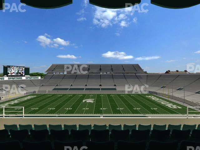 Seating view for Spartan Stadium (Michigan) Section Spartan Club 5