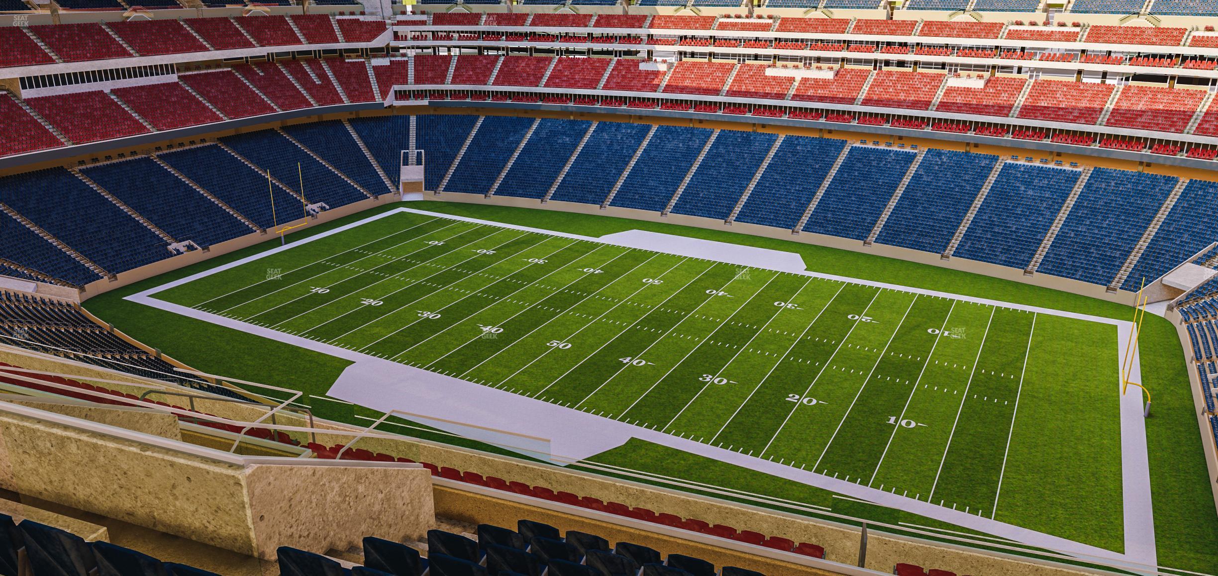 Seating view for NRG Stadium Section 631