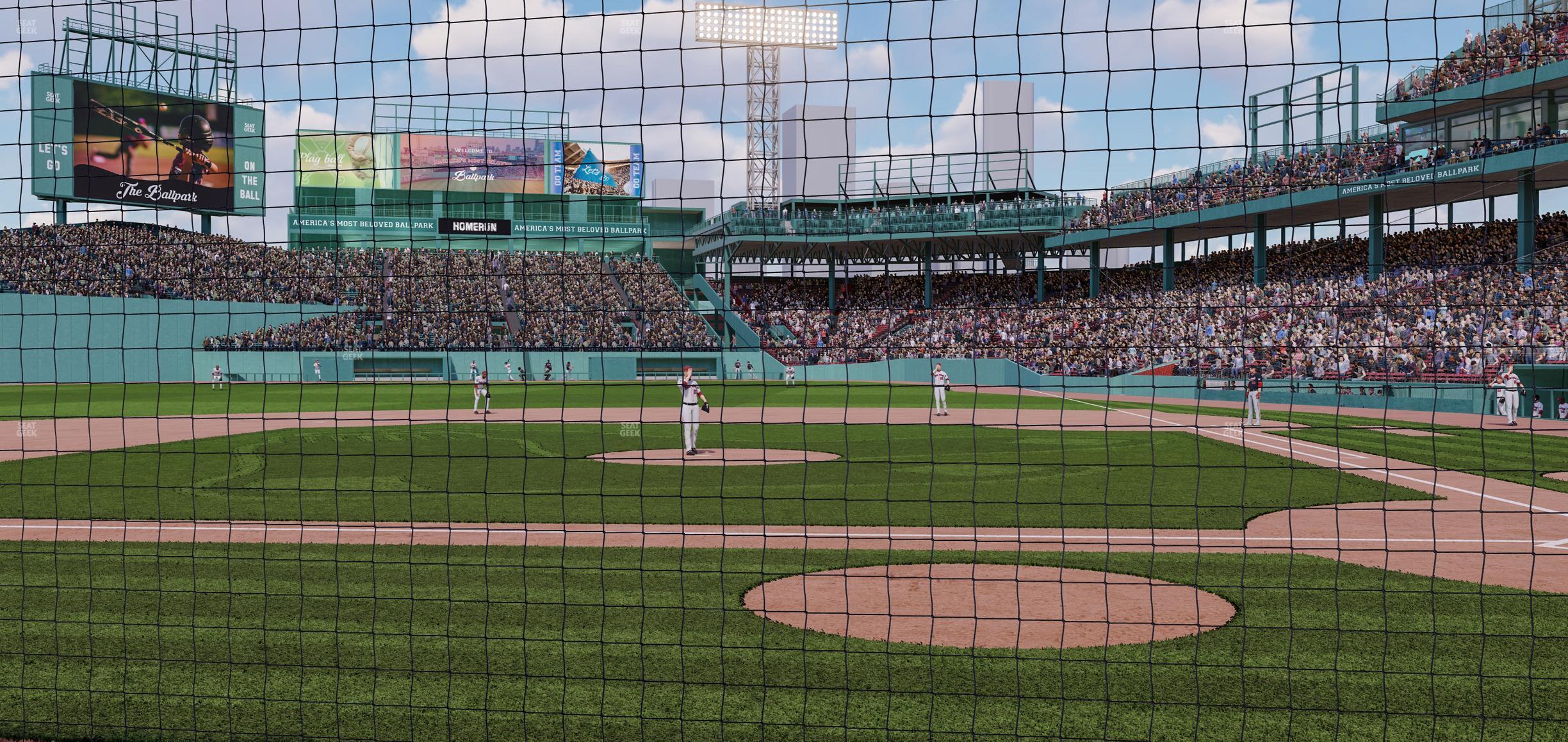 Seating view for Fenway Park Section Field Box Club 56