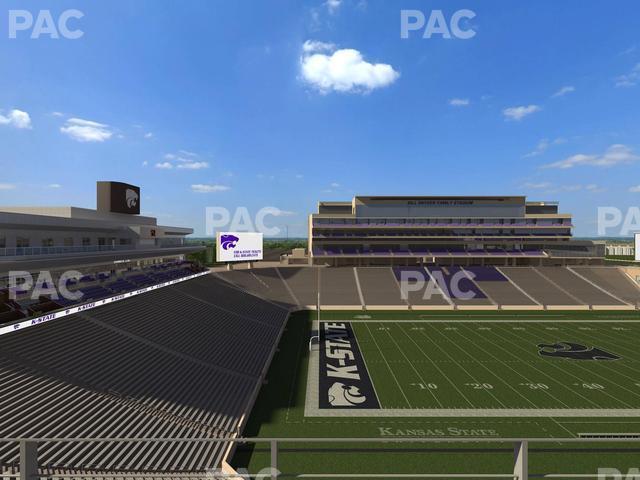 Seating view for Bill Snyder Family Stadium Section 421