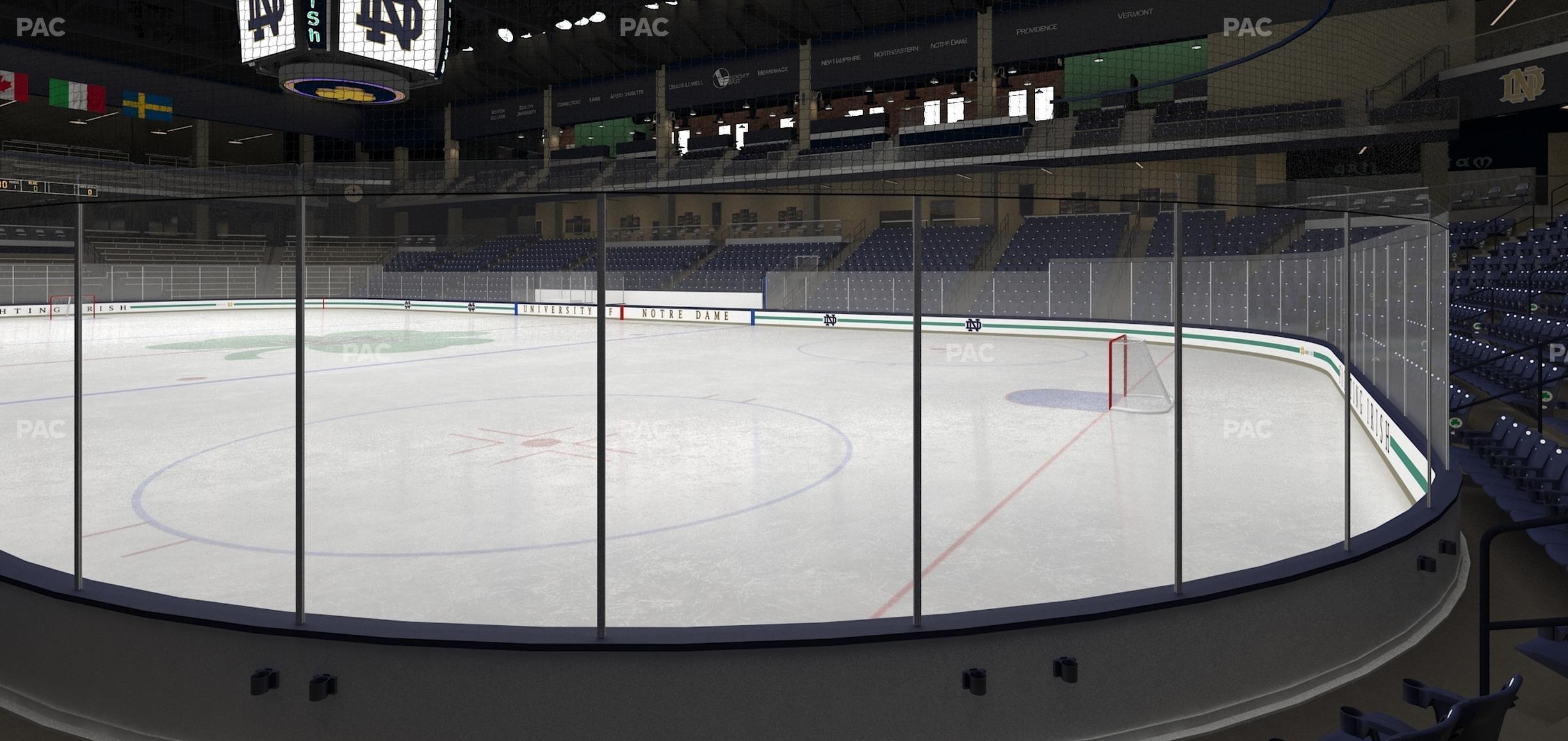 Seating view for Compton Family Ice Arena Section 13