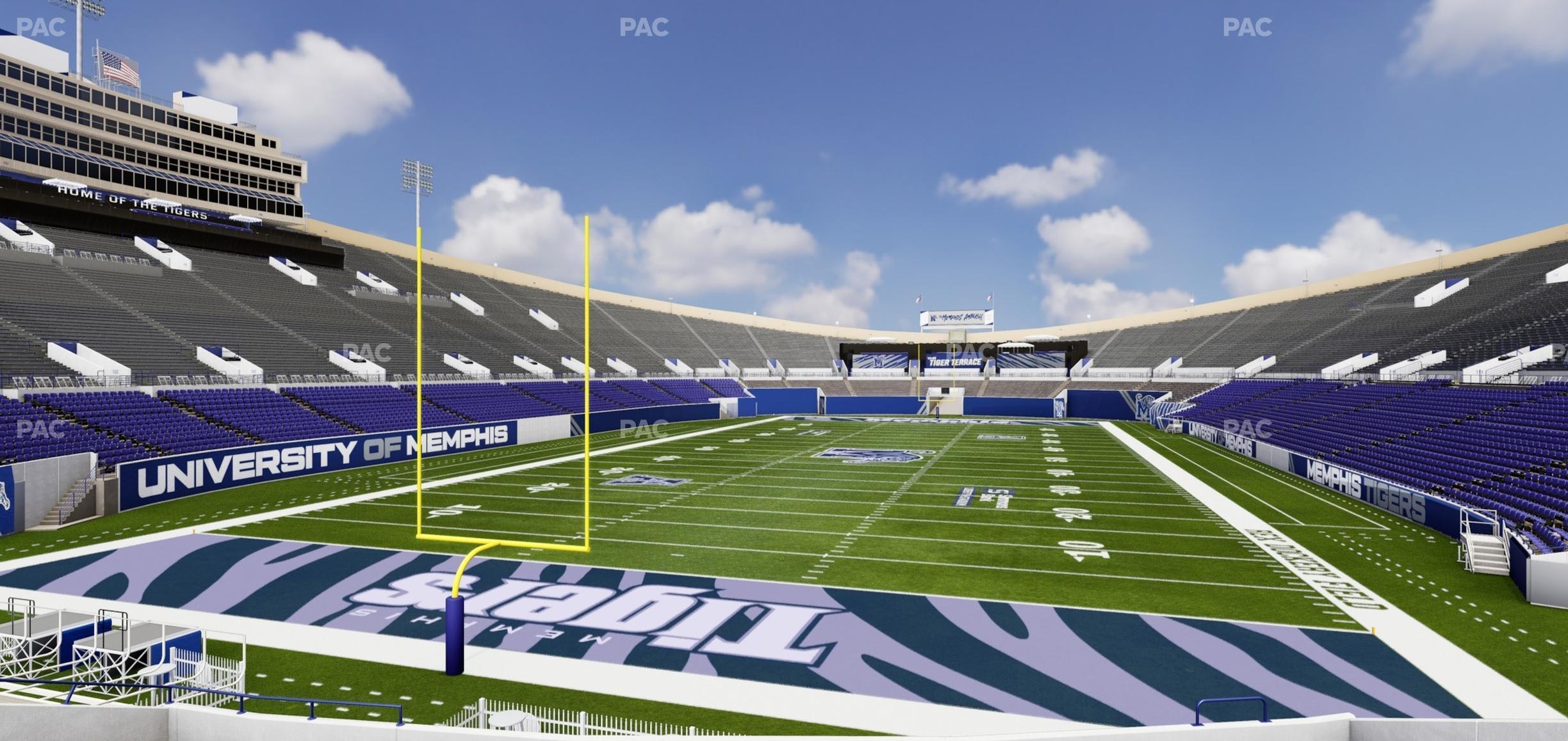 Seating view for Simmons Bank Liberty Stadium Section Box 126