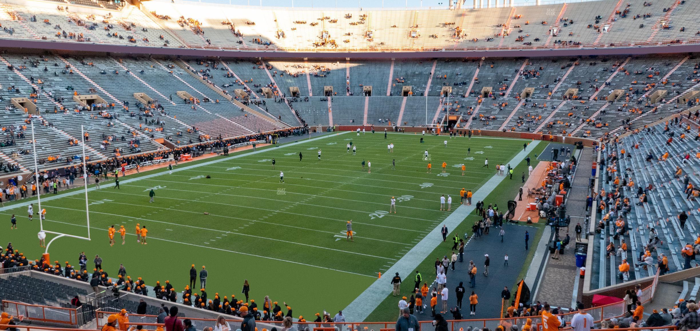 Seating view for Neyland Stadium Section X 5