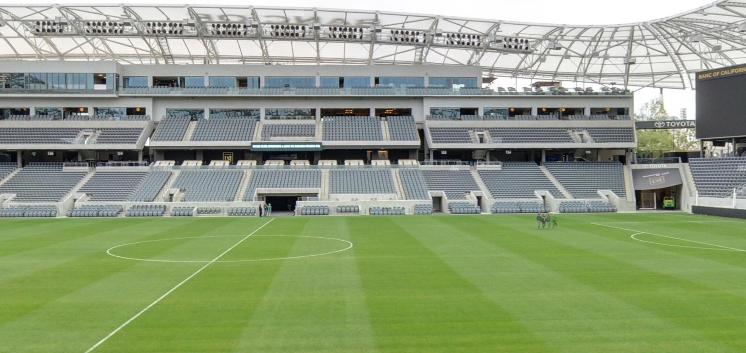 Seating view for BMO Stadium Section Figueroa Club A