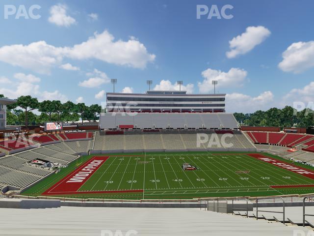 Seating view for Carter-Finley Stadium Section 13