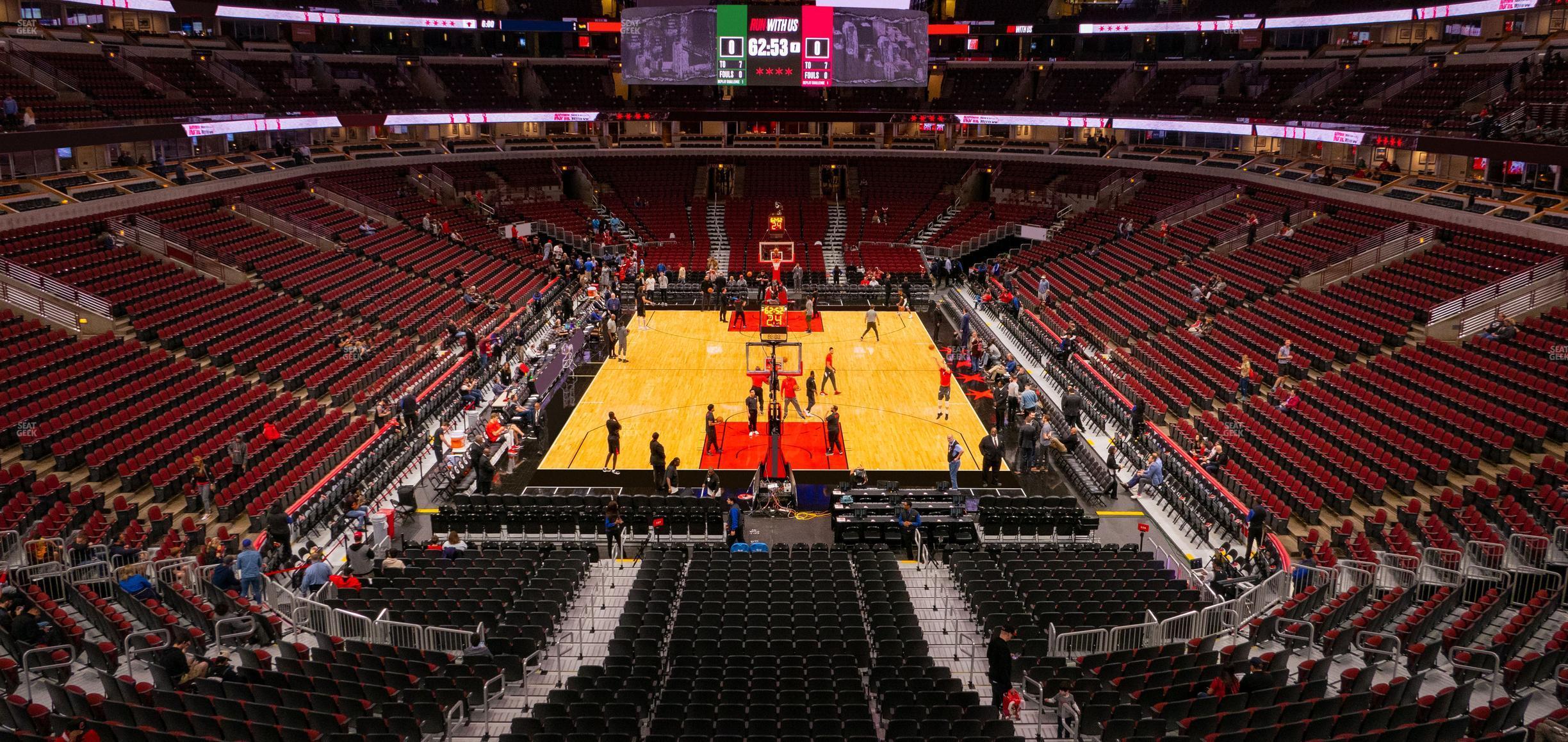 Seating view for United Center Section 226