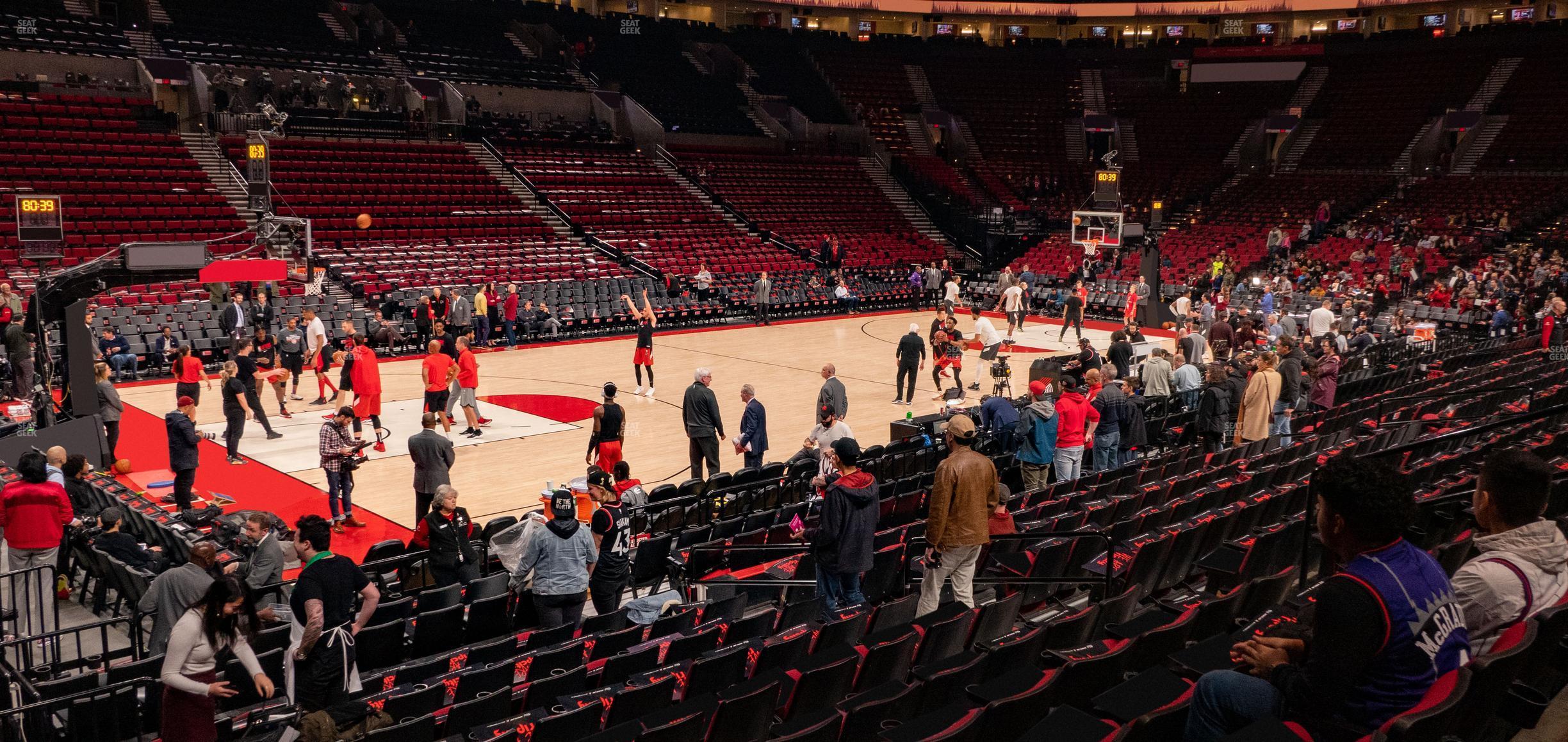 Seating view for Moda Center Section 103