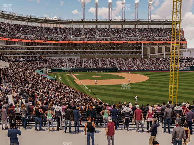 Seating view for Progressive Field Section The Corner Bar