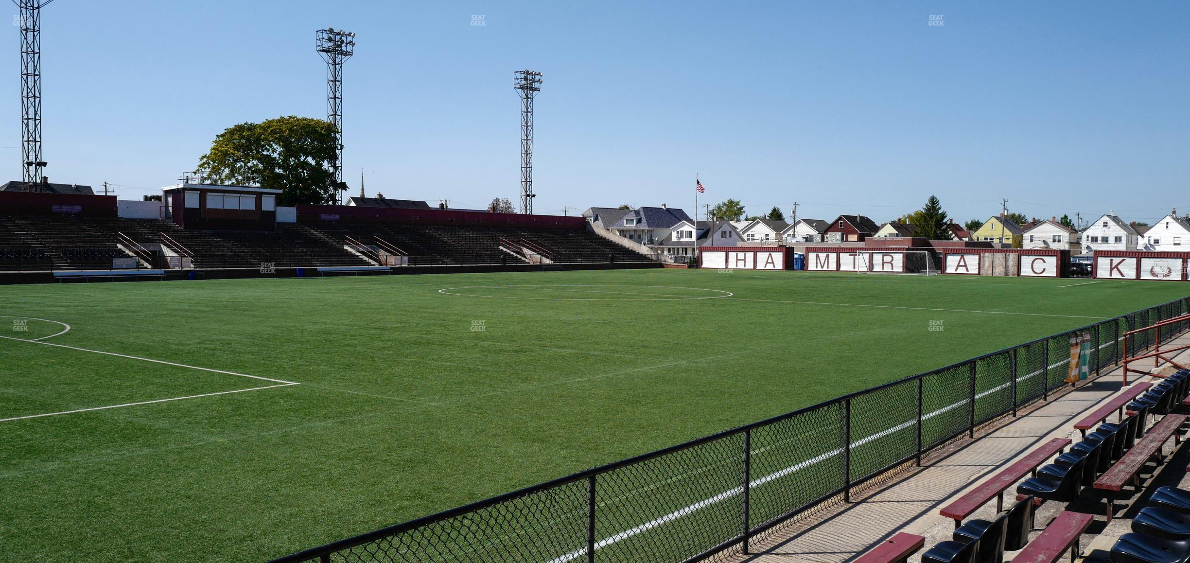 Seating view for Keyworth Stadium Section Railyard Club 4