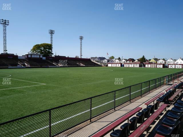 Seating view for Keyworth Stadium Section Railyard Club 4