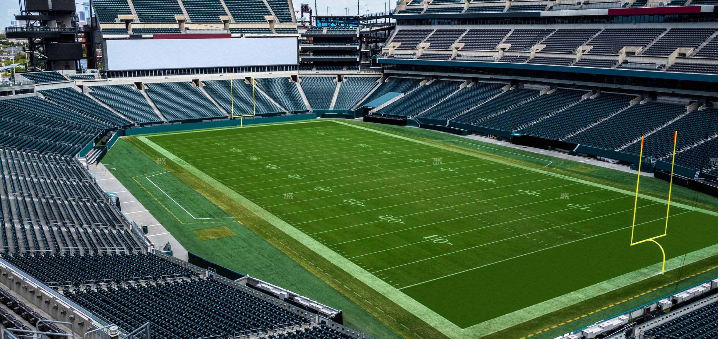 Seating view for Lincoln Financial Field Section M 8