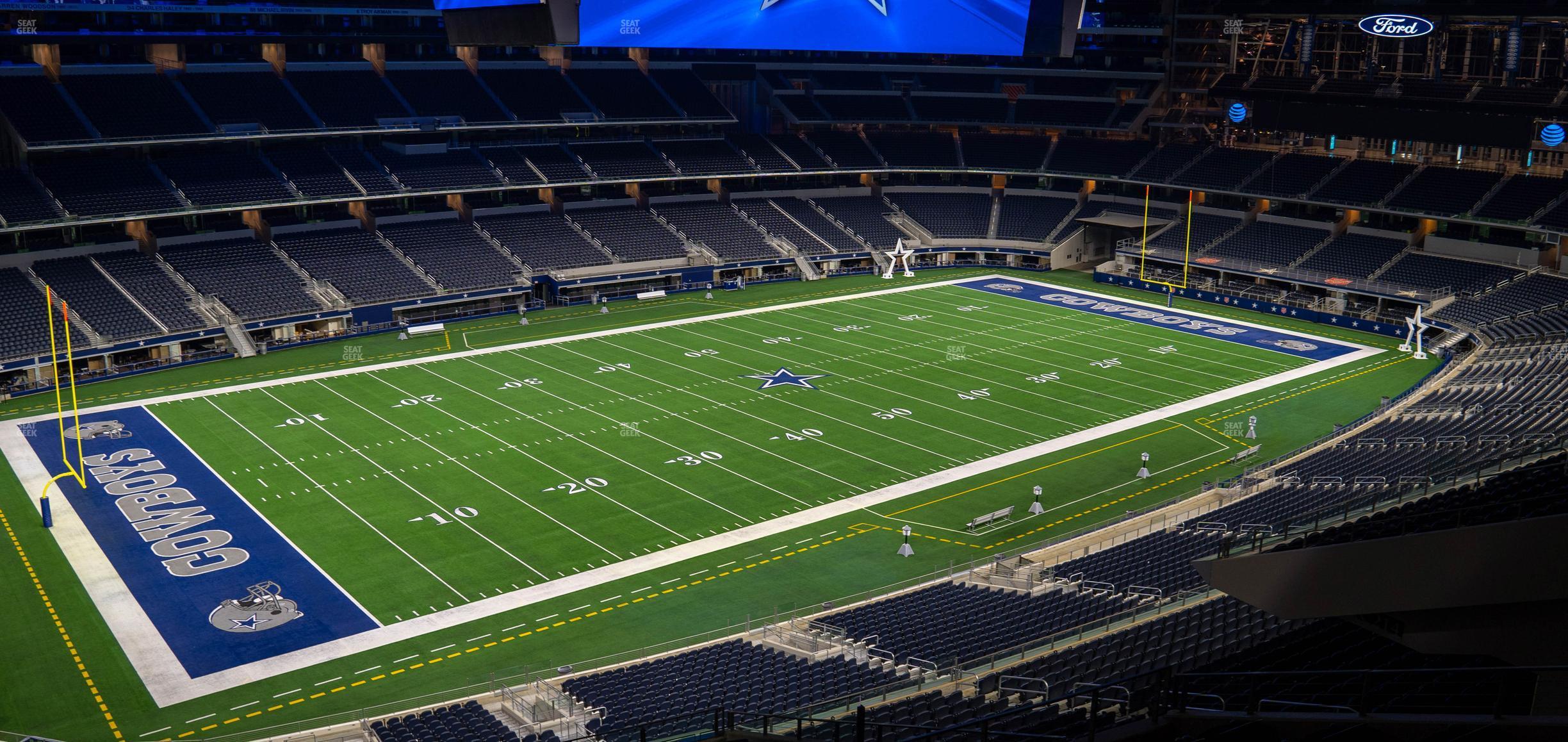 Seating view for AT&T Stadium Section Silver Suite 455