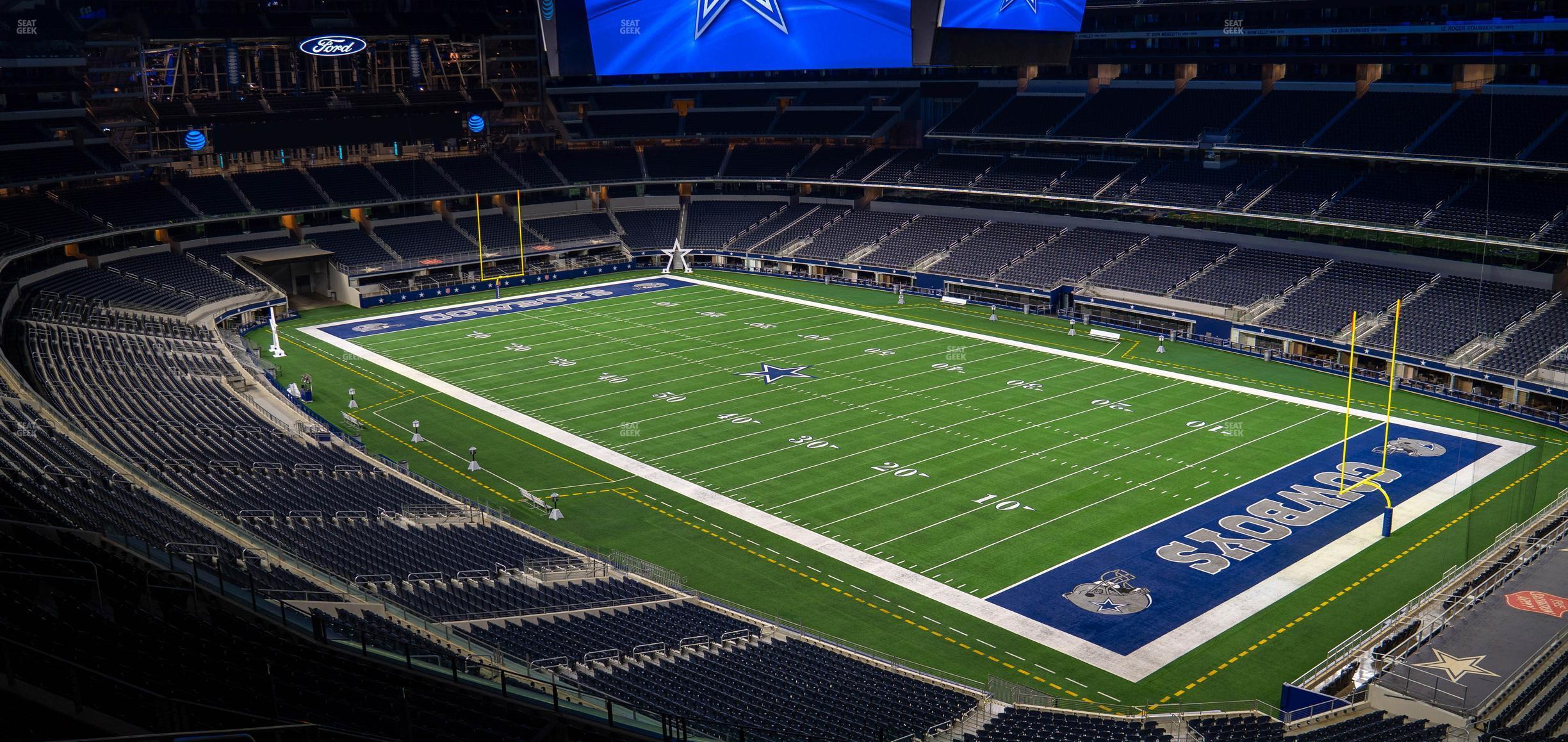 Seating view for AT&T Stadium Section Silver Suite 474