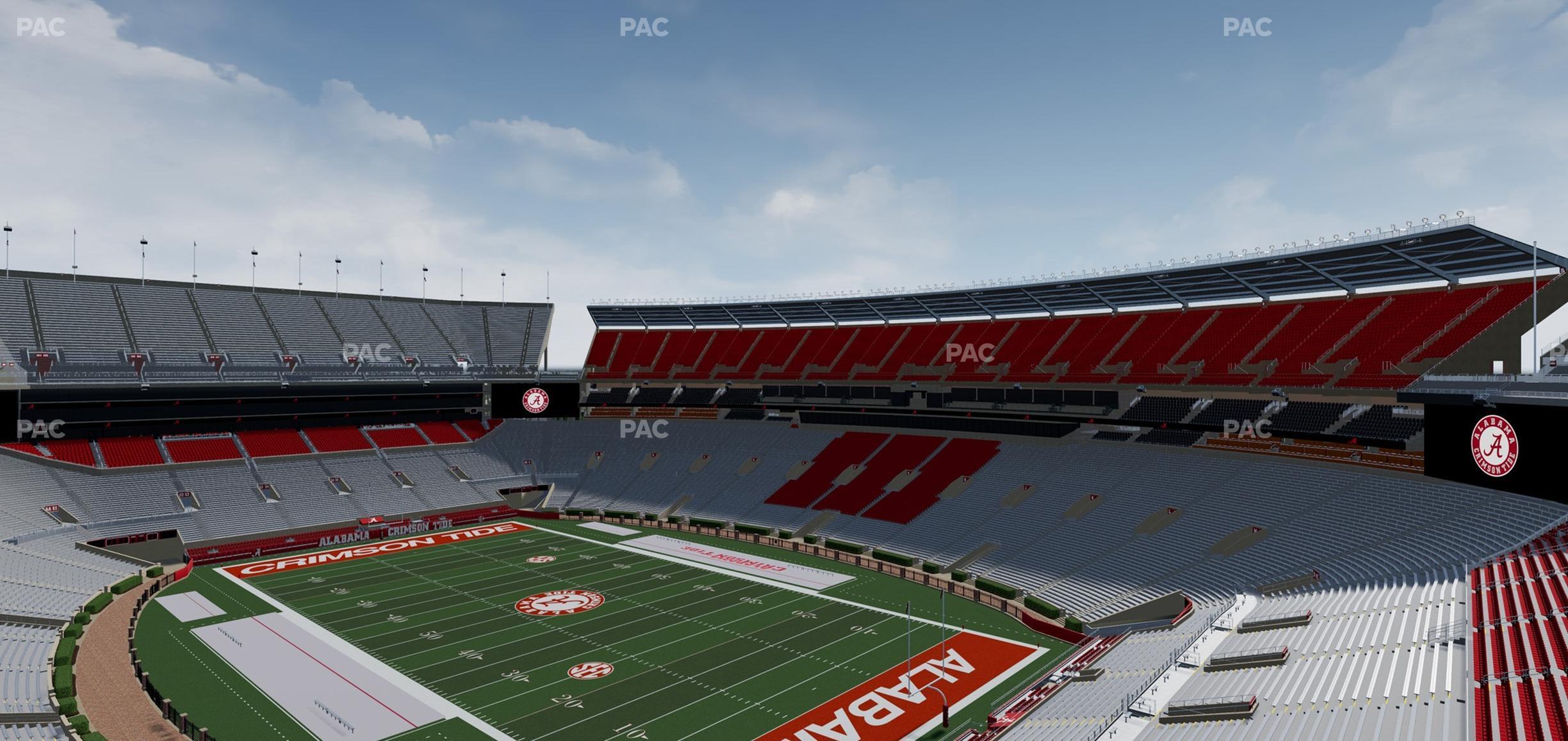 Seating view for Bryant Denny Stadium Section Nn 14