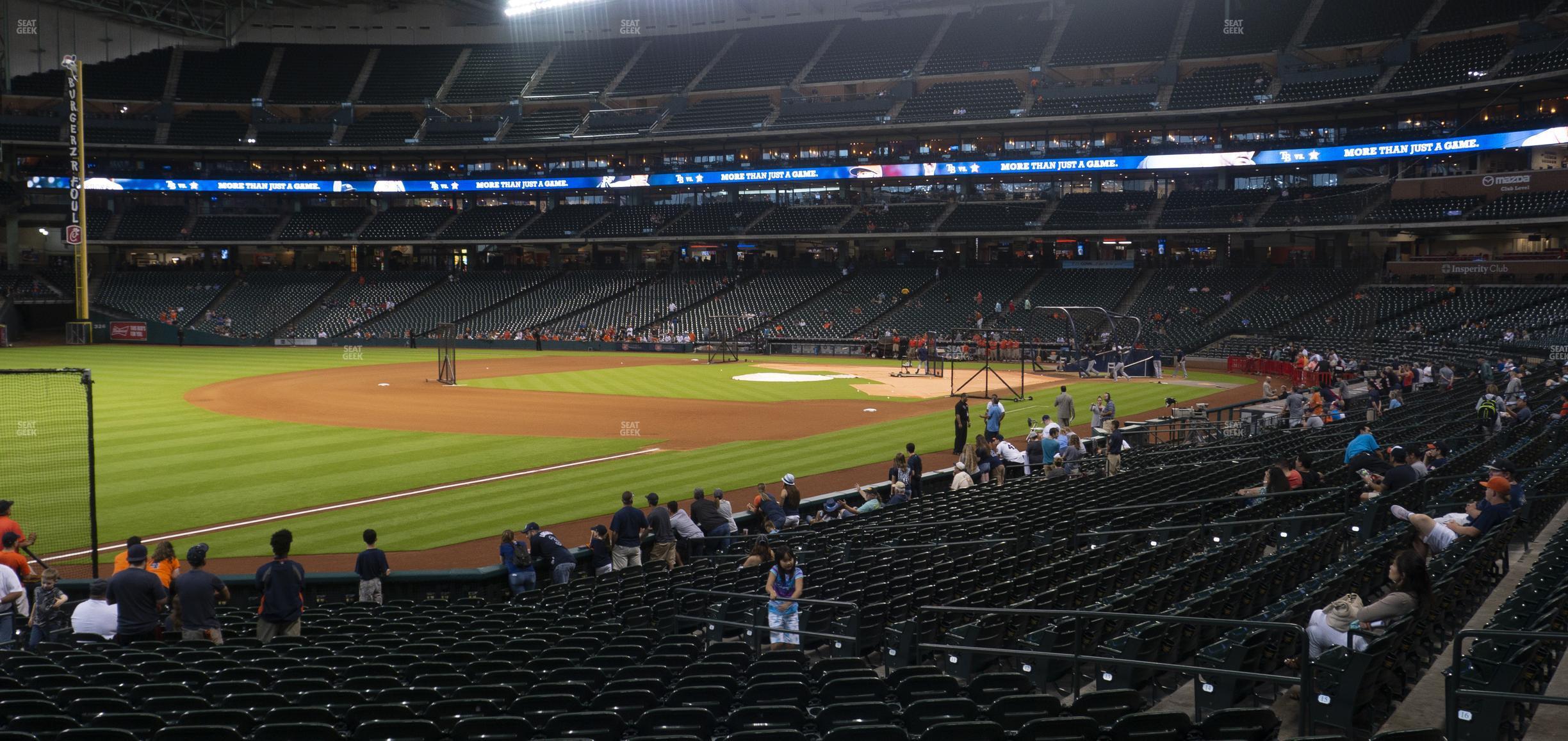 Seating view for Minute Maid Park Section 107