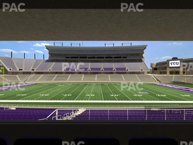 Seating view for Amon G Carter Stadium Section Founders Suite 3