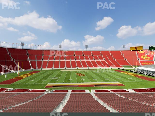 Seating view for Los Angeles Memorial Coliseum Section Founders Suite 207