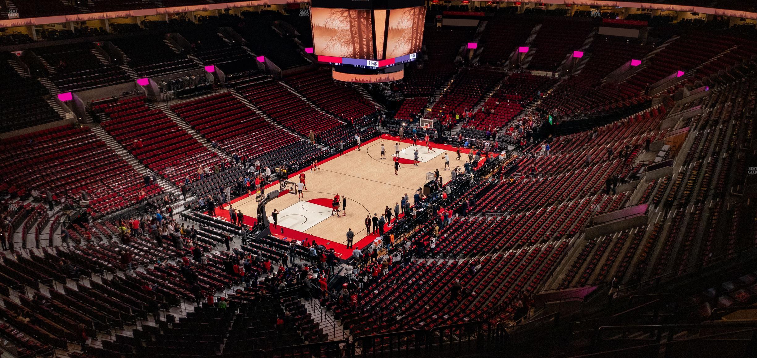 Seating view for Moda Center Section 306