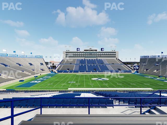 Seating view for LaVell Edwards Stadium Section 135