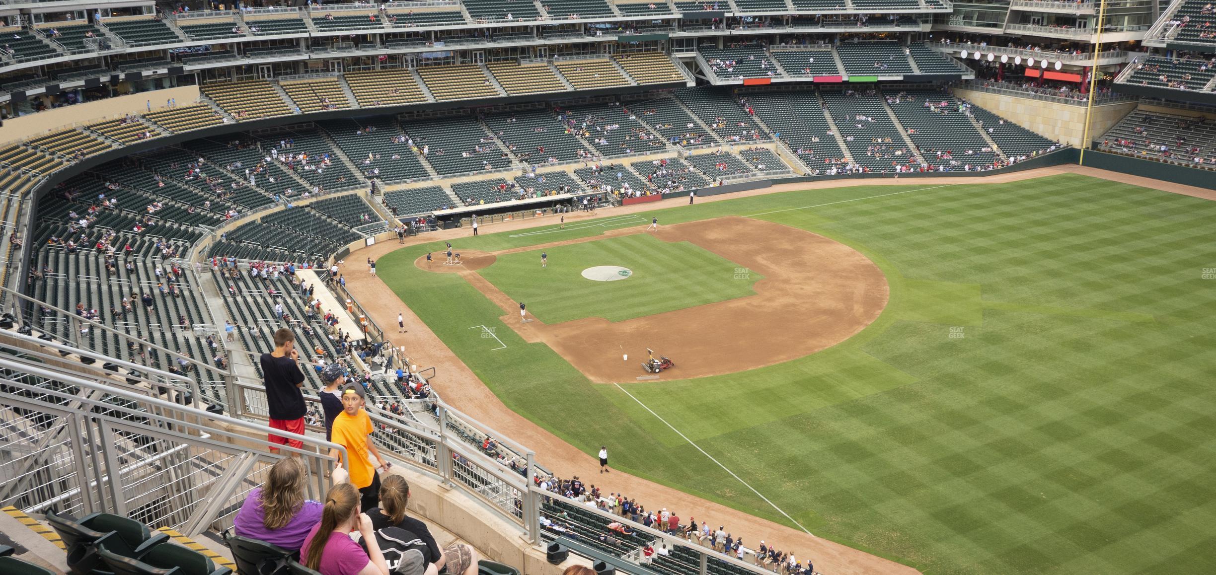 Seating view for Target Field Section 302