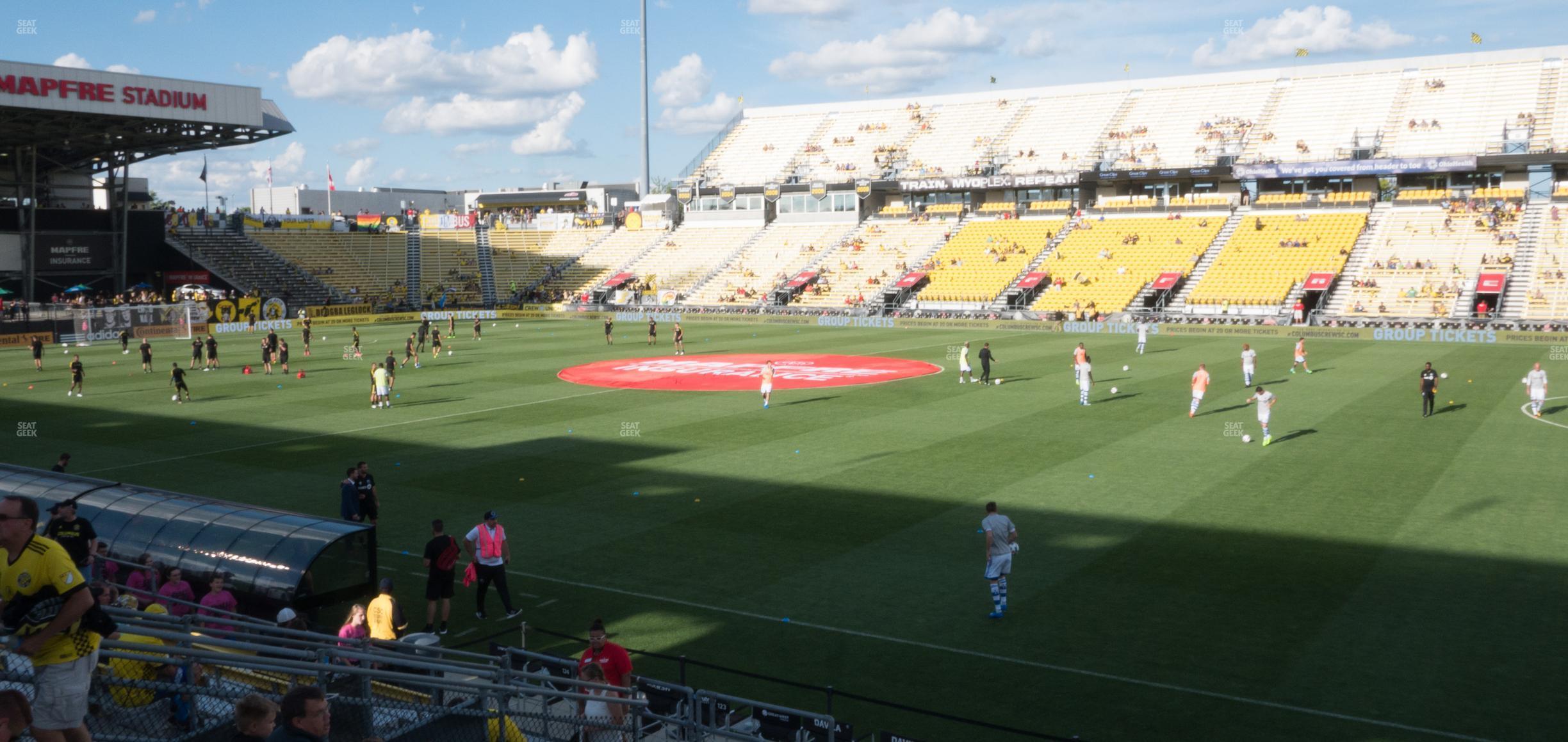 Seating view for Historic Crew Stadium Section 123