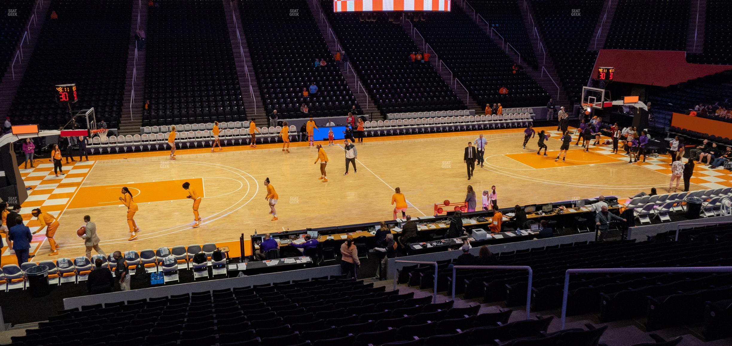 Seating view for Thompson-Boling Arena at Food City Center Section 106