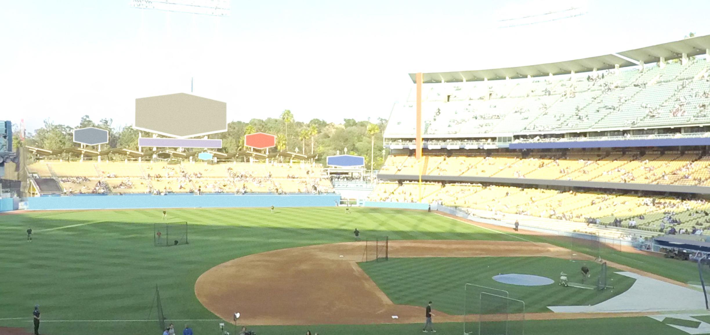 Seating view for Dodger Stadium Section 135 Lg