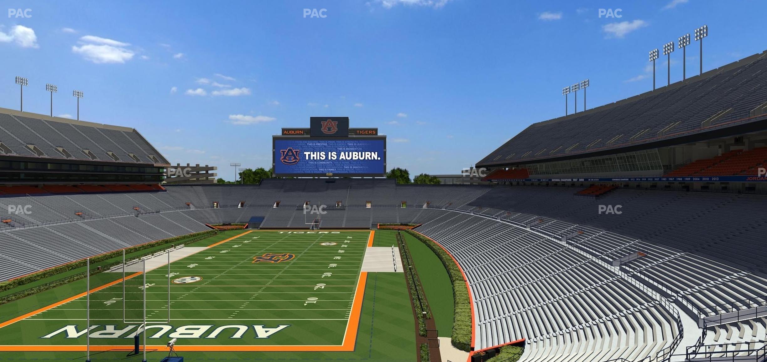 Seating view for Jordan-Hare Stadium Section 43