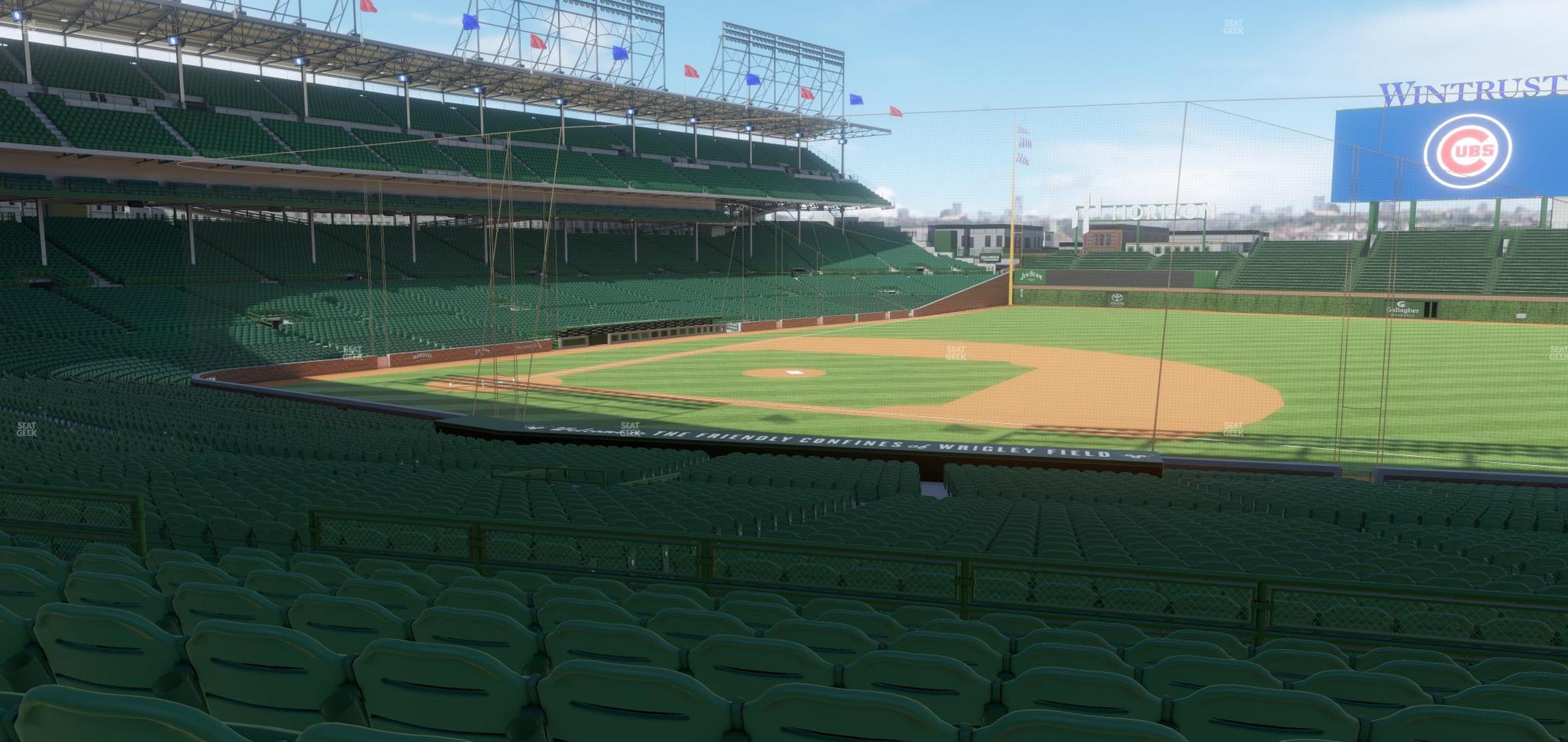 Seating view for Wrigley Field Section 226