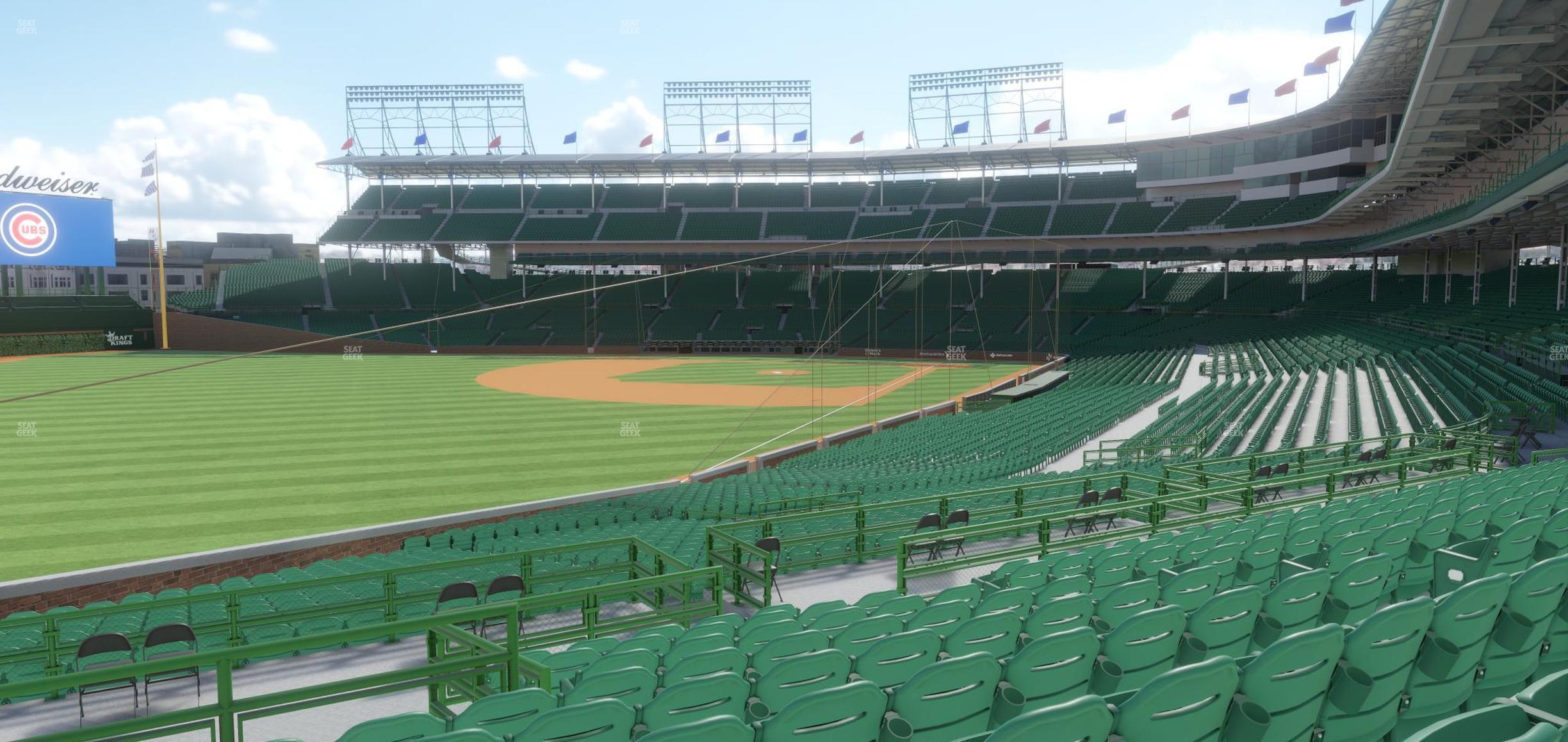 Seating view for Wrigley Field Section 203