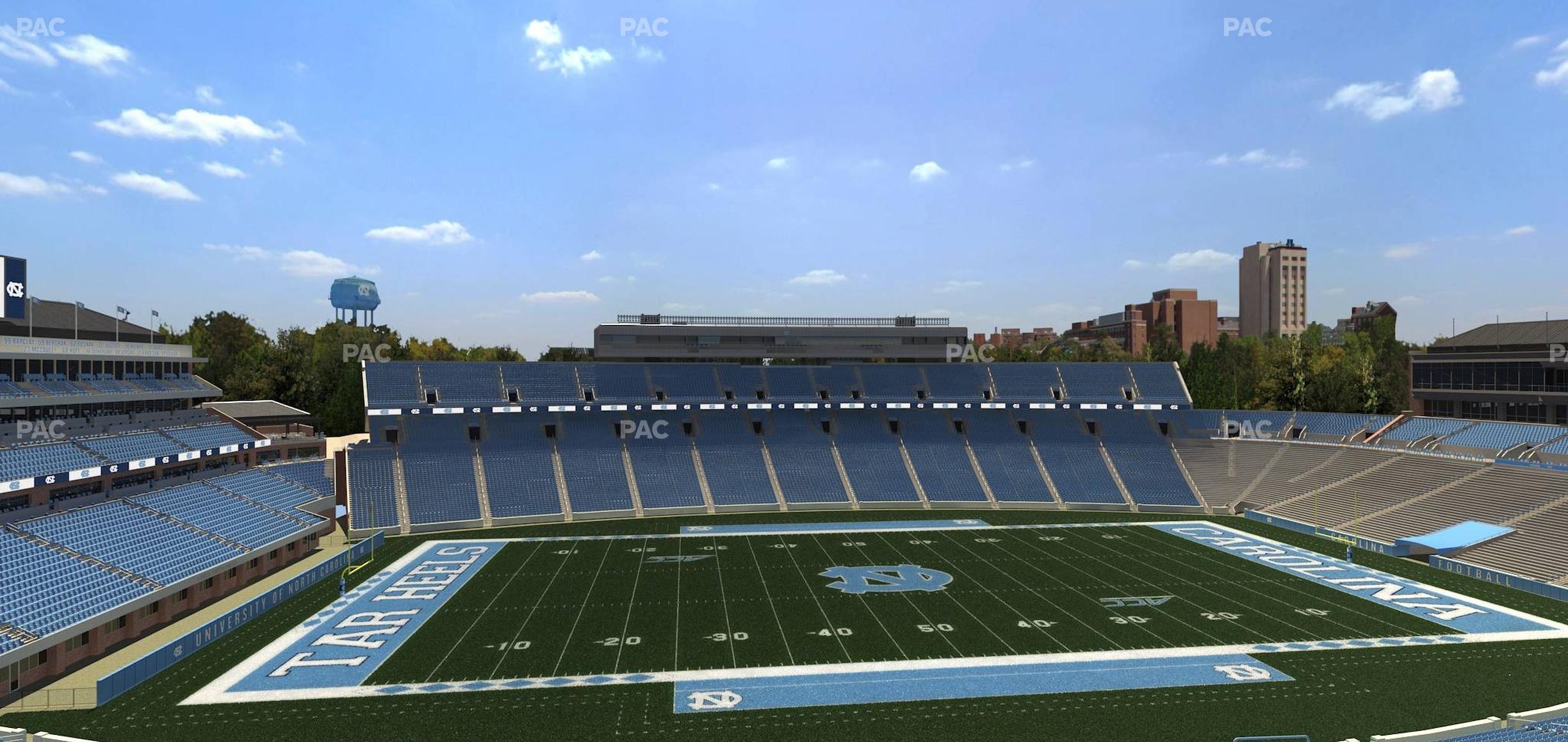 Seating view for Kenan Memorial Stadium Section 204