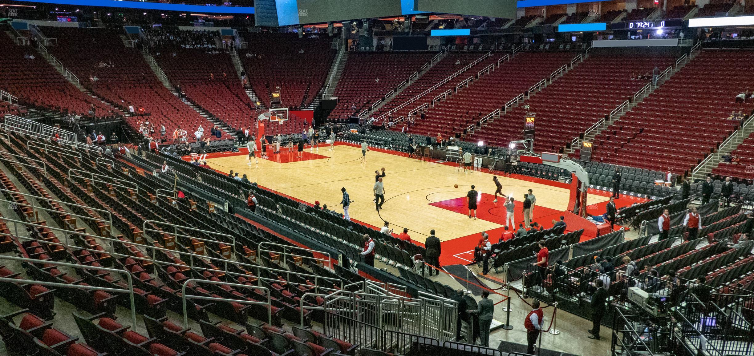 Seating view for Toyota Center Section 103