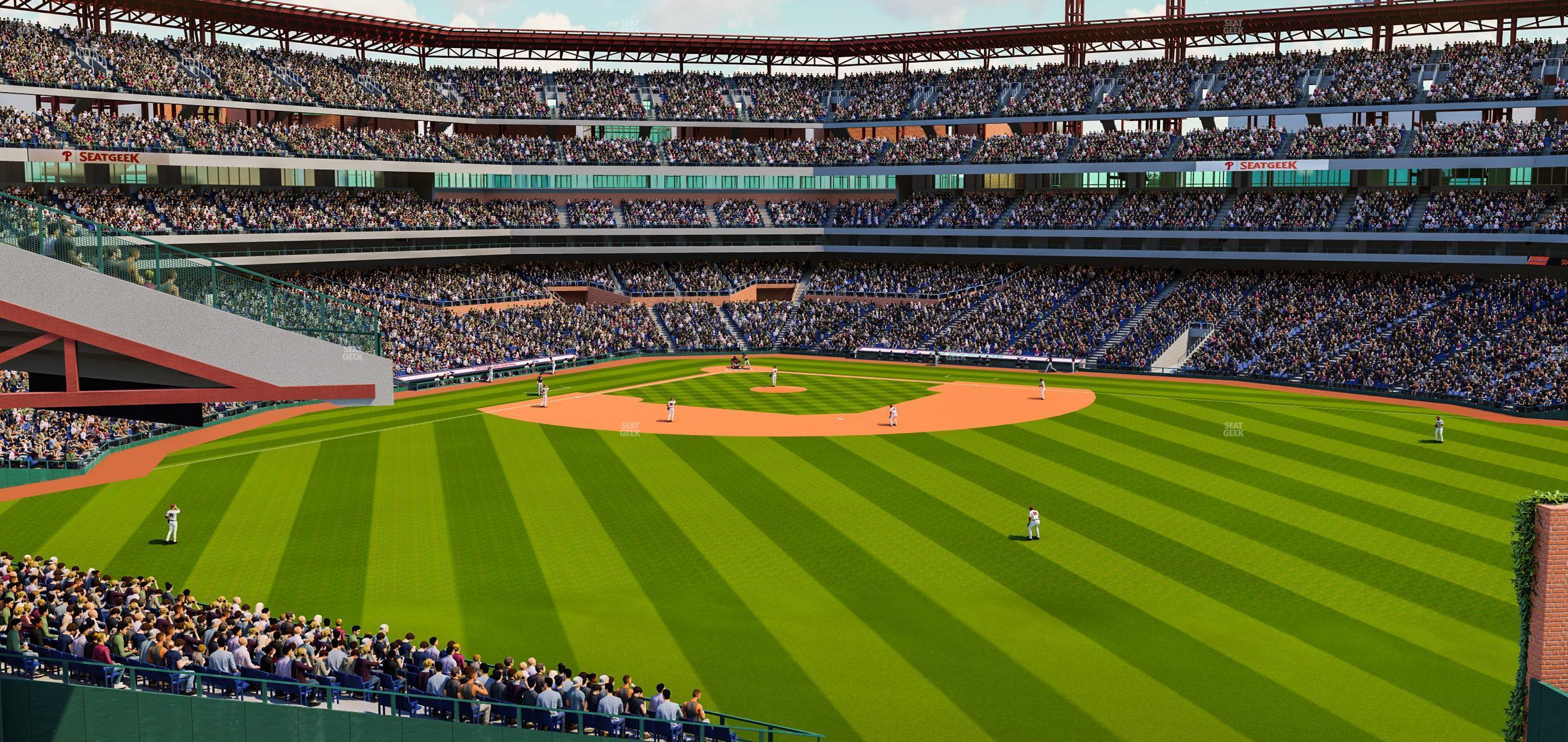 Seating view for Citizens Bank Park Section Rooftop Bleachers