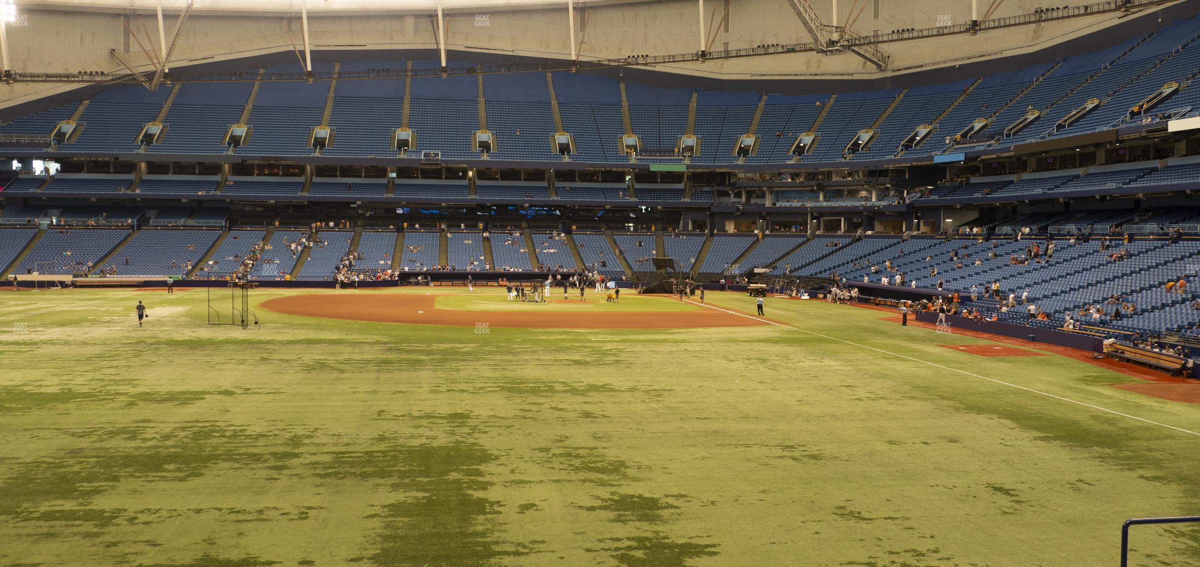 Seating view for Tropicana Field Section 143