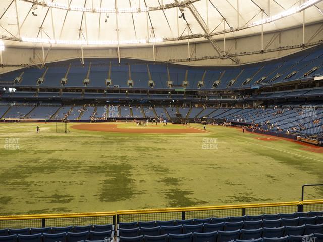 Seating view for Tropicana Field Section 143