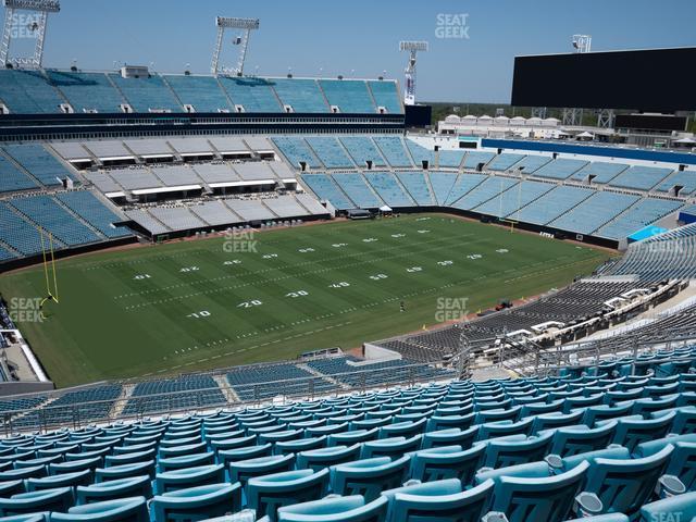 Seating view for EverBank Stadium Section 442