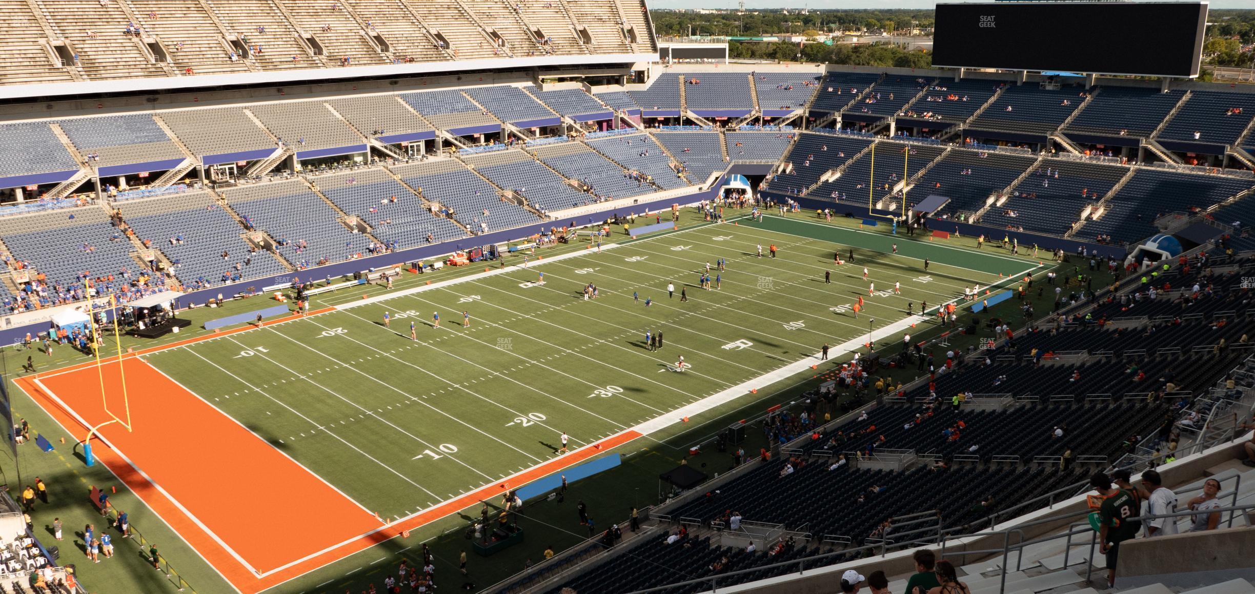 Seating view for Camping World Stadium Section 241