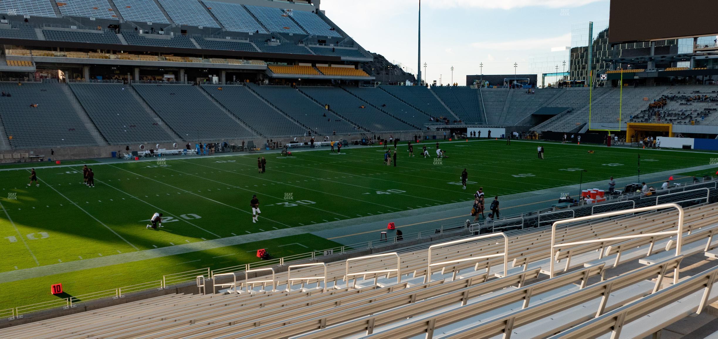 Seating view for Mountain America Stadium Section 32