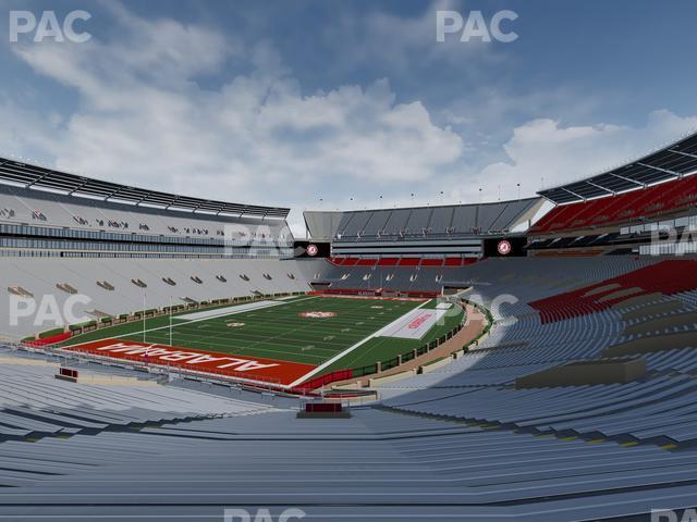 Seating view for Bryant Denny Stadium Section N 1