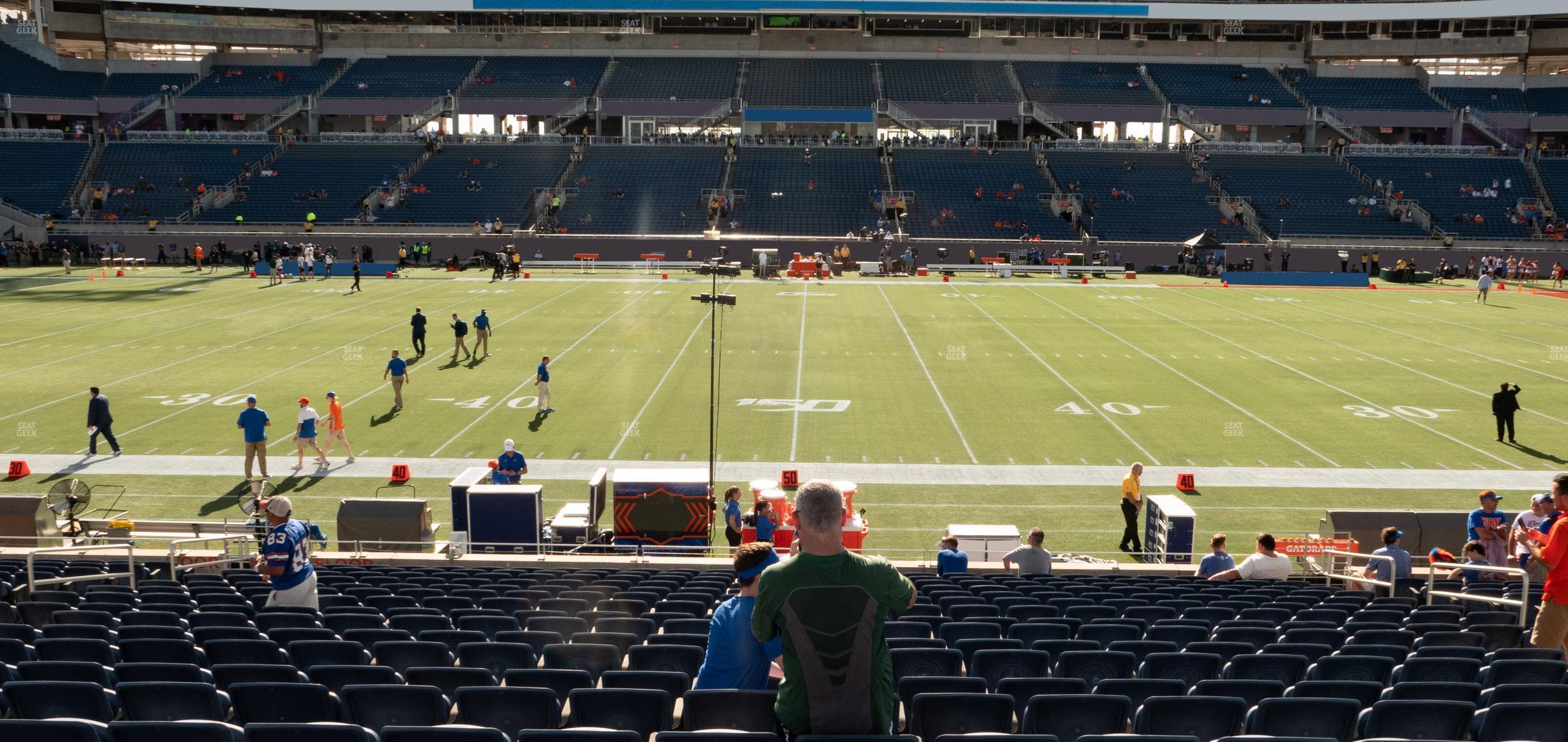 Seating view for Camping World Stadium Section 108