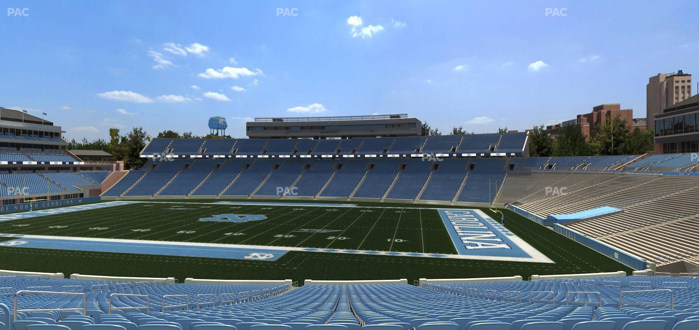 Seating view for Kenan Memorial Stadium Section 109