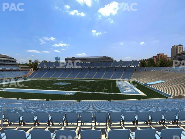 Seating view for Kenan Memorial Stadium Section 109