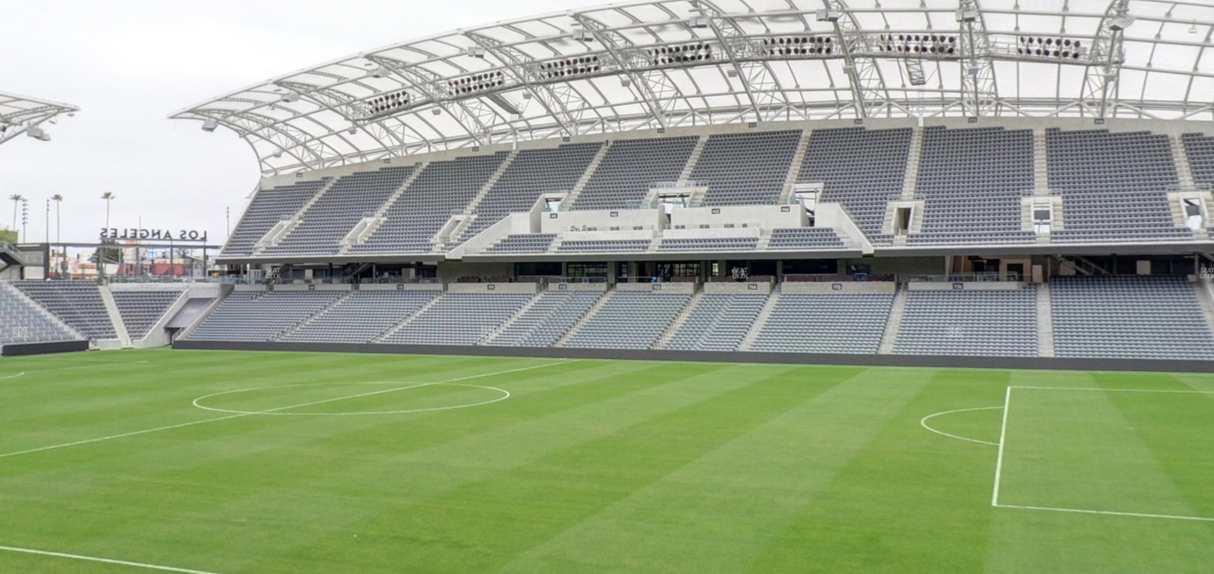 Seating view for BMO Stadium Section 128