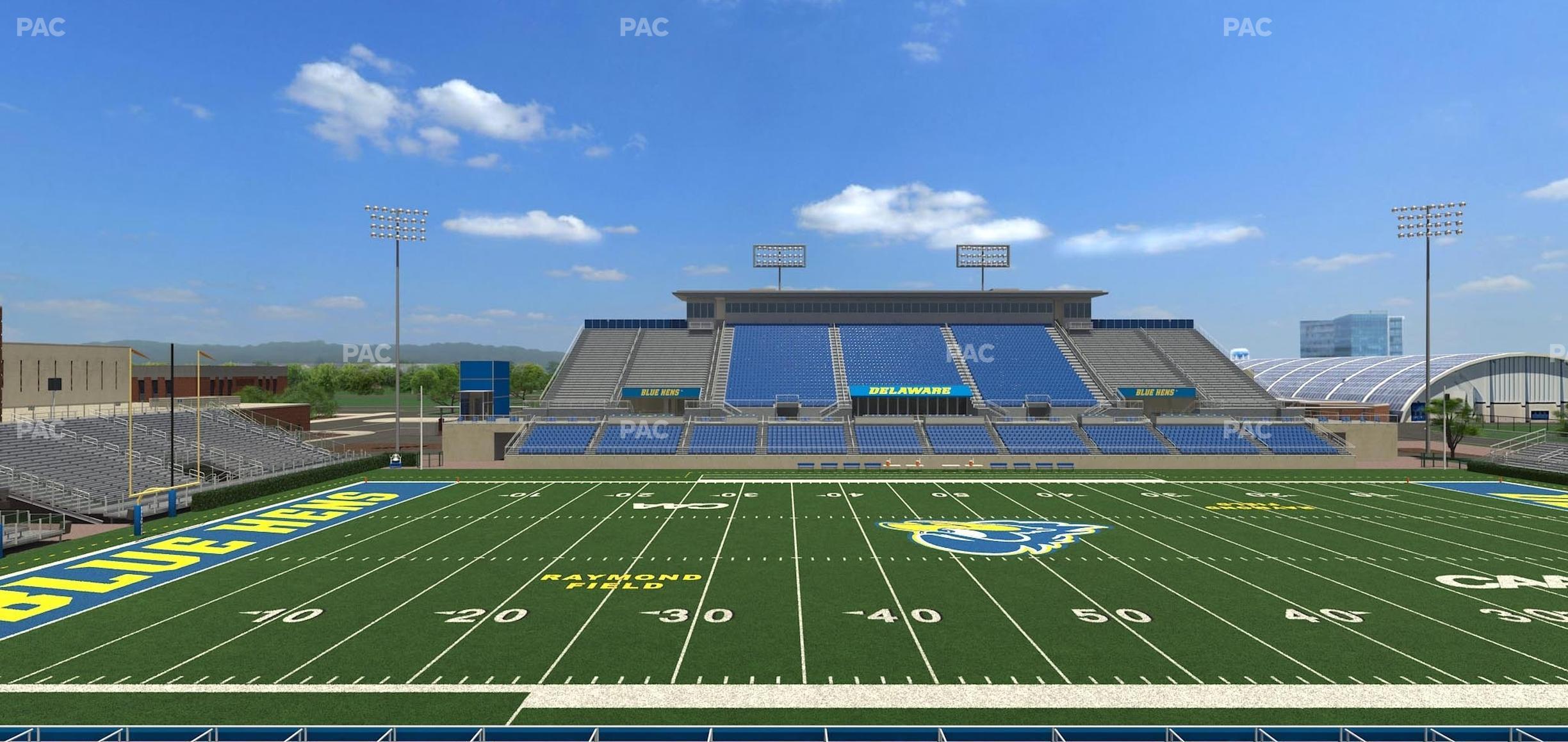 Seating view for Delaware Stadium Section L