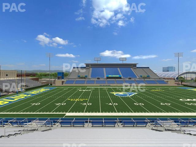 Seating view for Delaware Stadium Section L