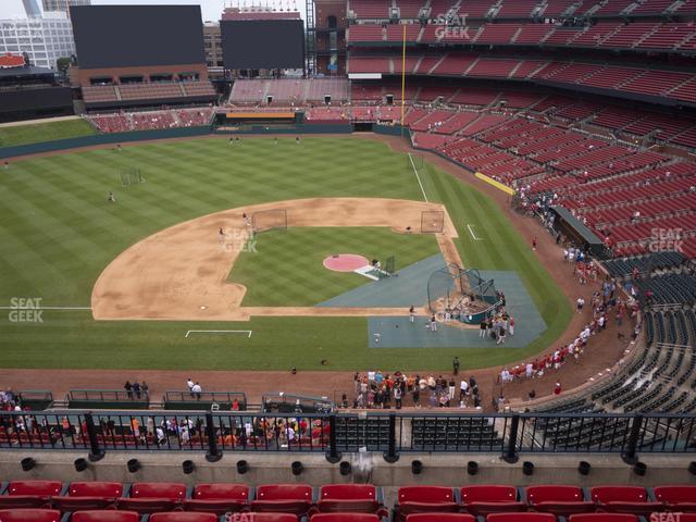 Seating view for Busch Stadium Section Infield Pavilion 355